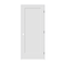 Trimlite 24" x 80" x 1-3/8" Primed 1-Panel Interior Shaker 7-1/4" LH Prehung Door with Black Hinges 2068pri8401LH1D714 - alternate 1